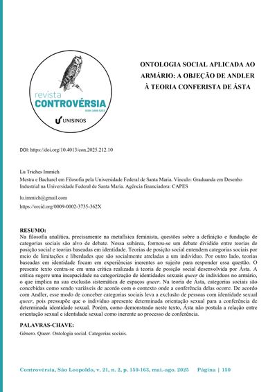 Ontologia Social Aplicada ao Armário