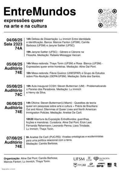 Cartaz evento EntreMundos